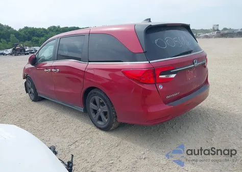 2022 Honda Odyssey Ex z USA, uszkodzony, nr VIN 5FNRL6H53NB005686